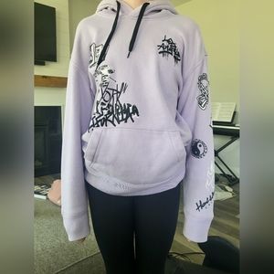 Mens XS Purple Hoodie